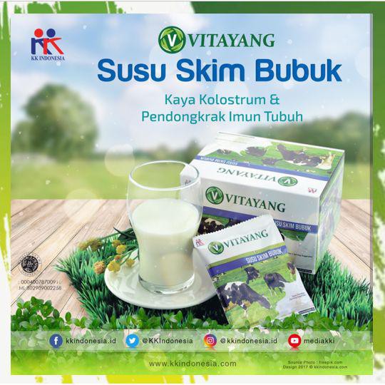 

VITAYANG SUSU SKIM BUBUK | 1 BOX ISI 15 SACHETS