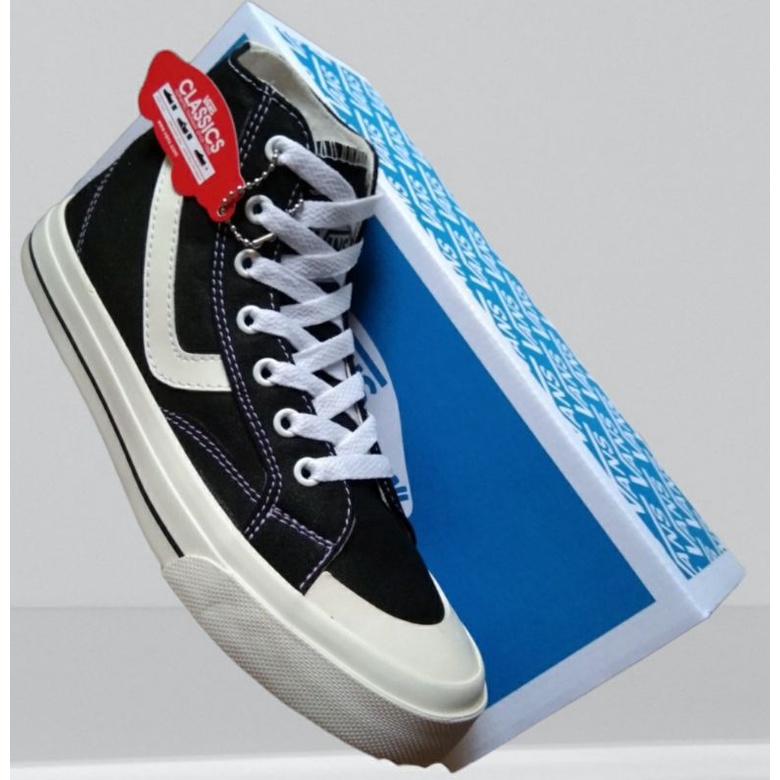 vans old skool OG style high decon SF Halfmoon Black White