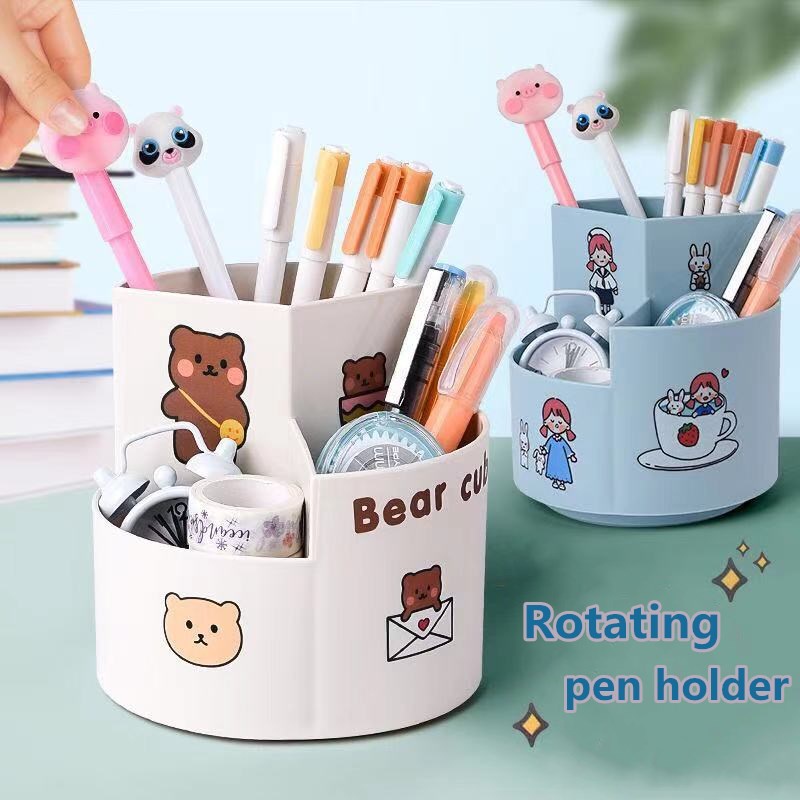 Cute pen holder desk organizer stationery storage refrigerator shape