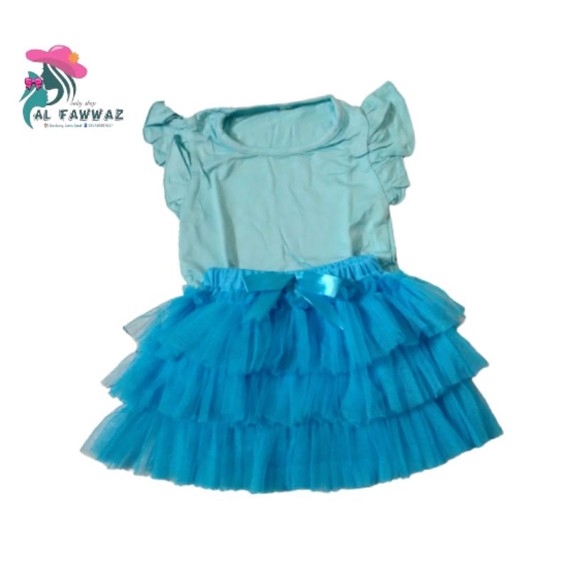 Dress bayi ruffle tutu