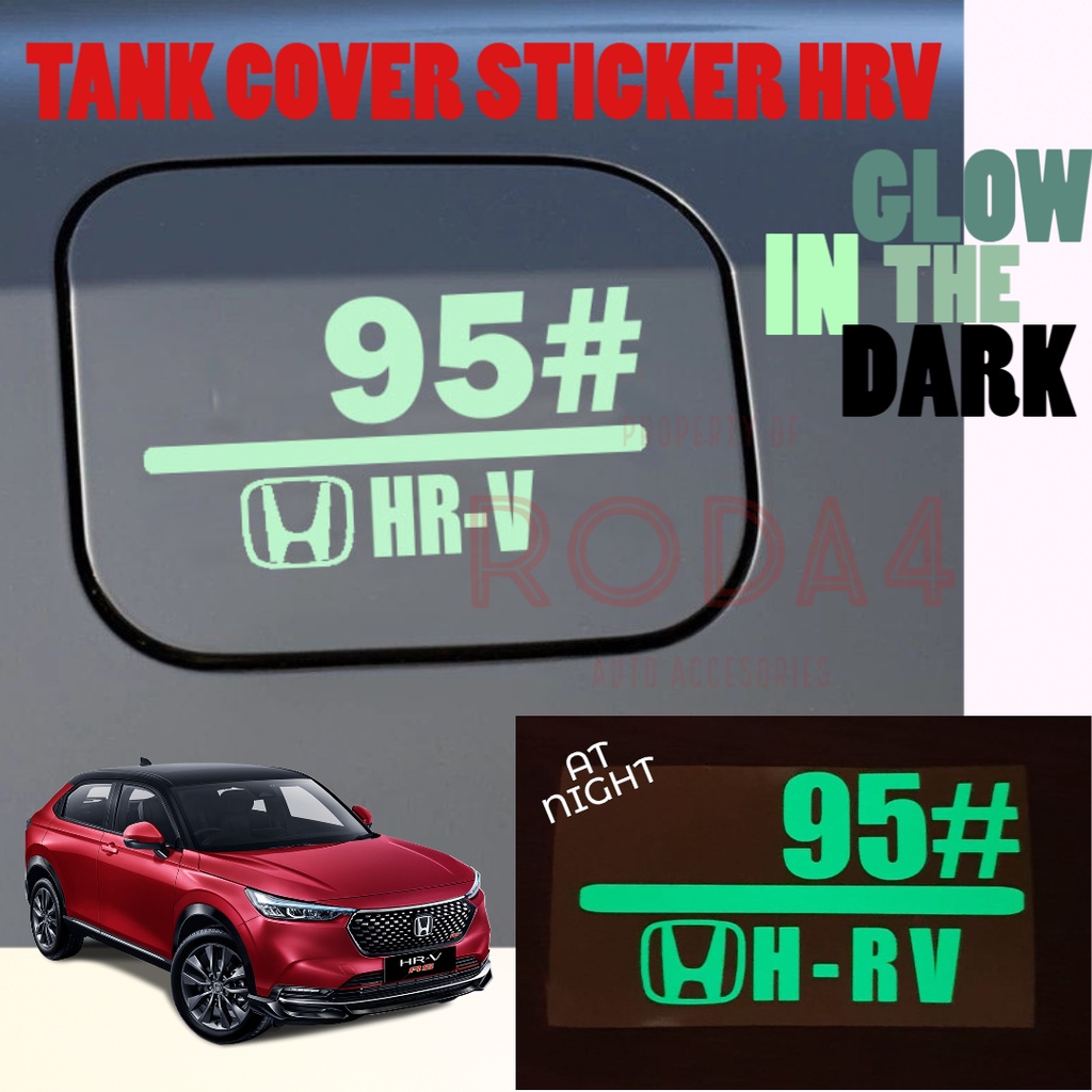 Tank Cover All New HRV Sticker GLOW IN THE DARK 2022 2021 2020 2019 2018 2017 2016 2015