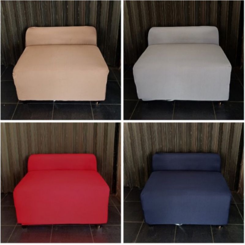 SARUNG SOFA 1 DUDUKAN TANPA LENGAN ELASTIS