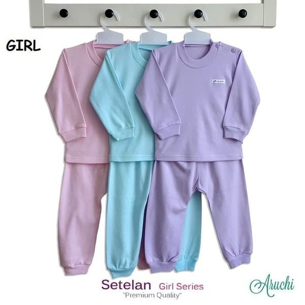 ARUCHI POLOS SETELAN  PANJANG  &quot; BOY GIRL &quot;  XXL (  18-24 Bulan )