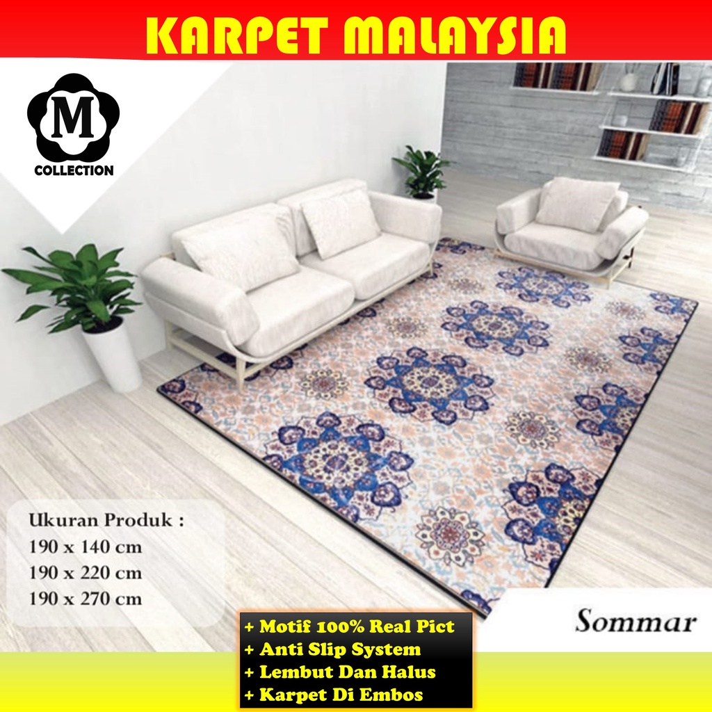 (TERMURAH) Karpet Malaysia Shufu 140x190, Karpet Malaysia Jumbo Motif, Karpet Malaysia Embosse, Karp