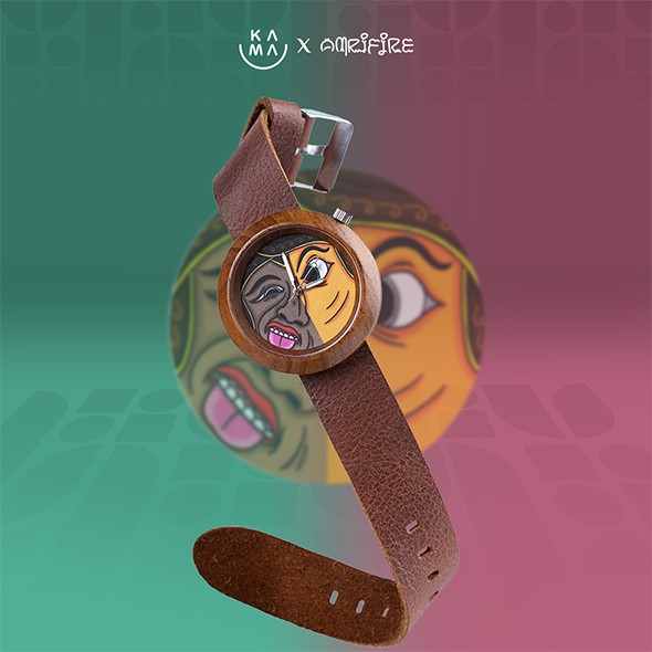 Kama Watch Jam Tangan Kayu Den Perot