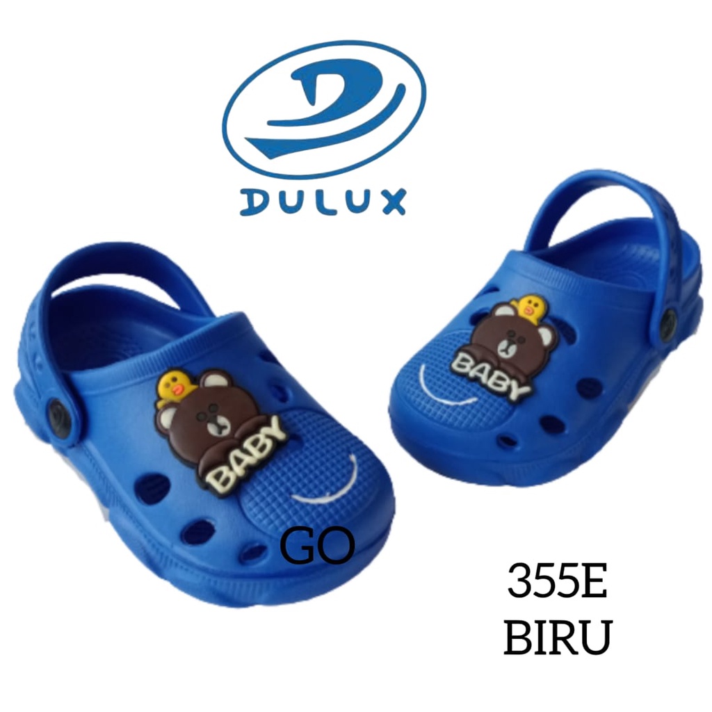 gof DULUX 355E Sandal Baim Balita Baby Bear Tali belakang Sandal Anak Laki Laki Cowok Karakter Line Baby