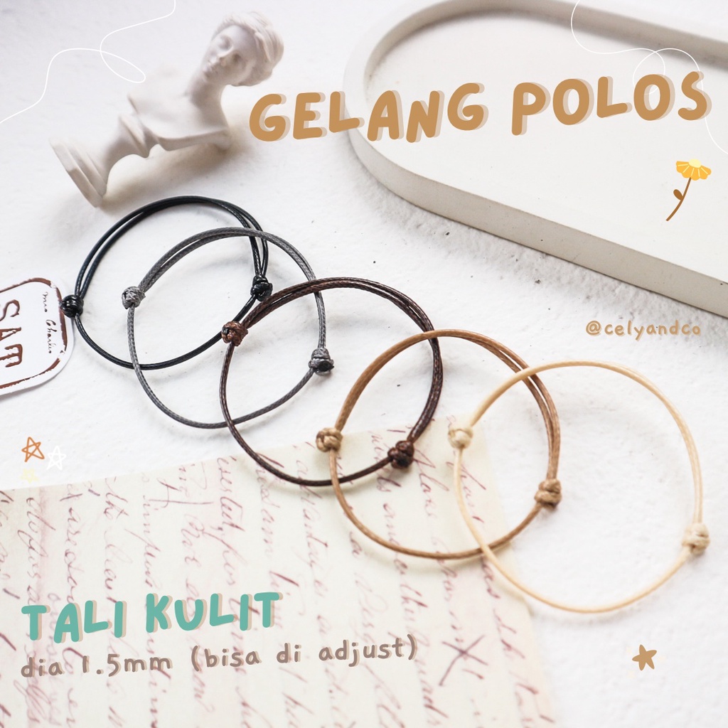 Gelang Tali Vintage Polos