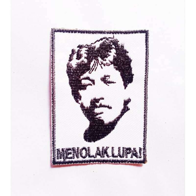 Patch bordir munir menolak lupa