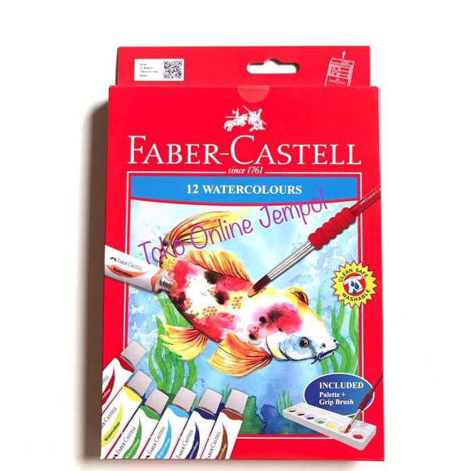 

Atk0066Fc (Isi12Warna Cat Air Watercolour 121004N Faber Castell Best Seller