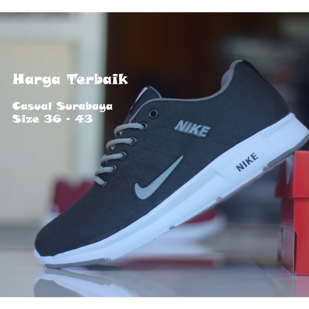 Sepatu Nike Zoom Hitam Abu