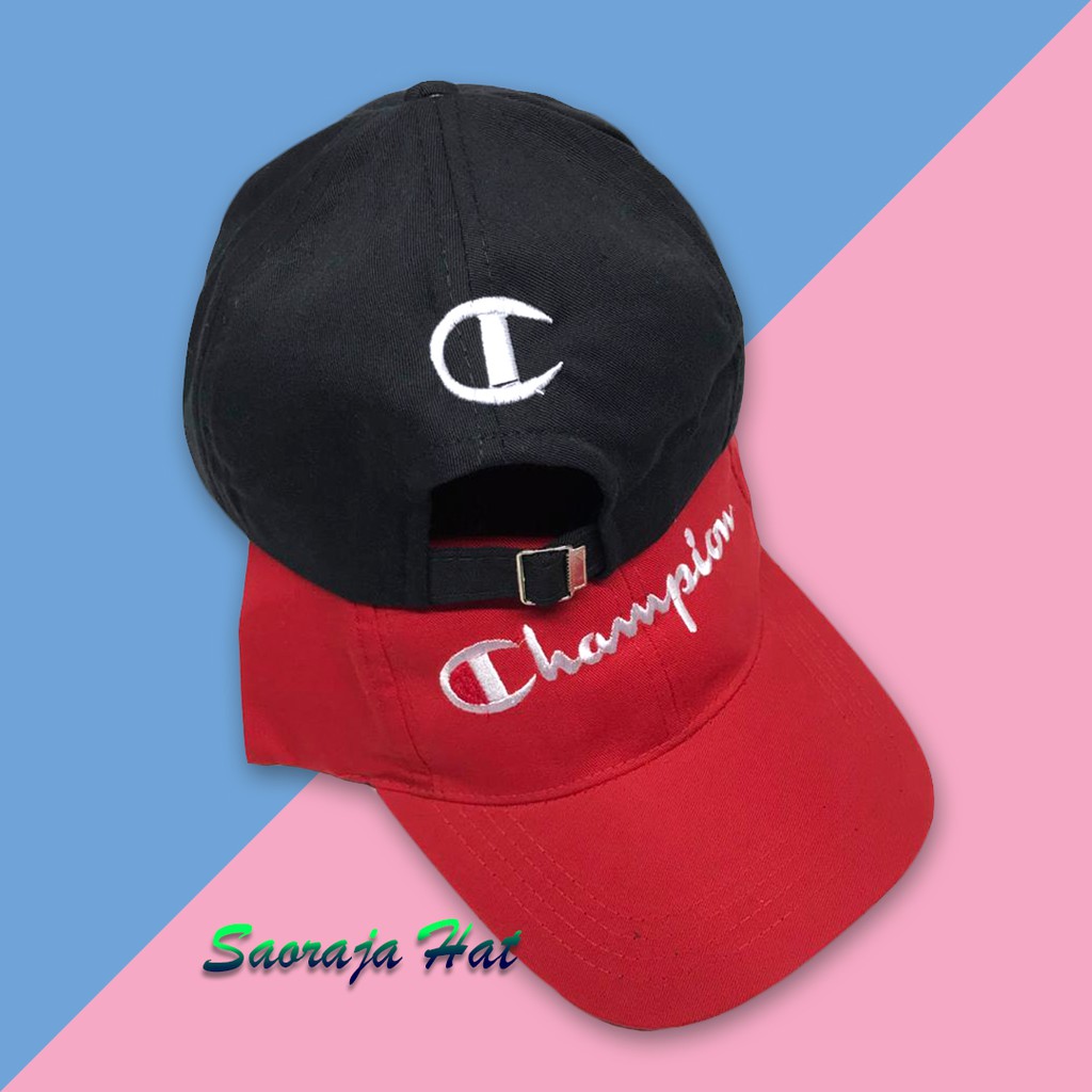 TOPI BASEBALL BORDIR CHAMPION HIGH QUALITY