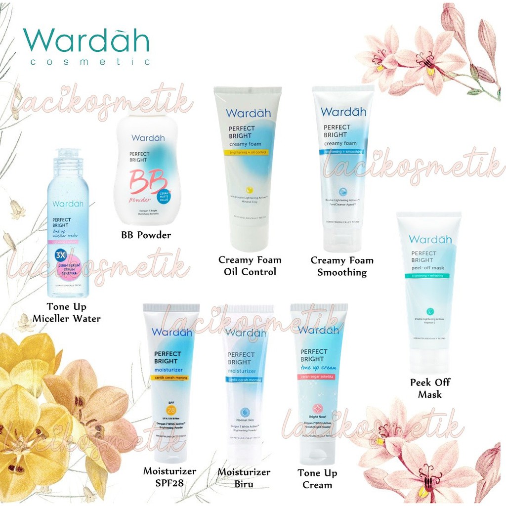 ✨LACIKOSME✨ WARDAH PERFECT BRIGHT SERIES - CREAMY FOAM MOISTURIZER TONE UP BPOM