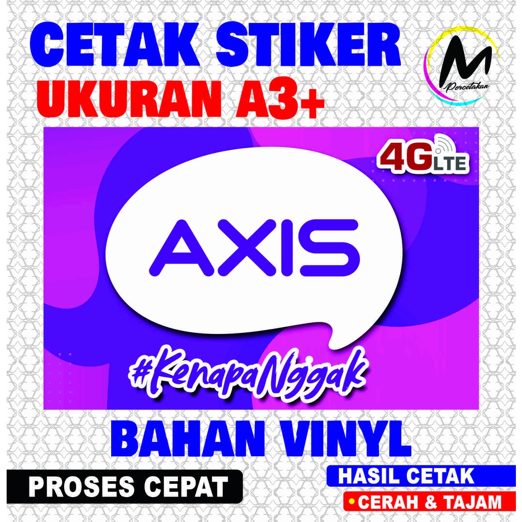 

Cetak Stiker Konter / Stiker Etalase / Stiker Dinding Ukuran A3+