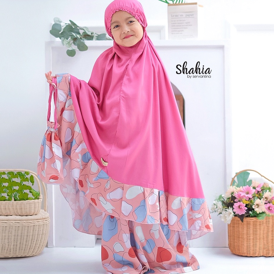 SHAHIA - Mukena Anak Sabila Prayer Set-4
