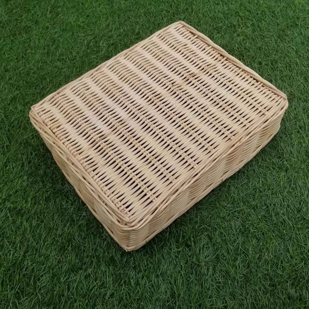 Kerajinan Tangan Rotan - Keranjang Parsel Persegi - 29x22x7cm