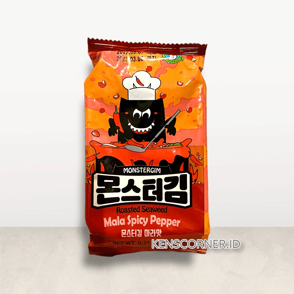 

Monster Gim Nori Korea 4 Varian Per Pcs ( 6 Gram ) / Nori Import Korea