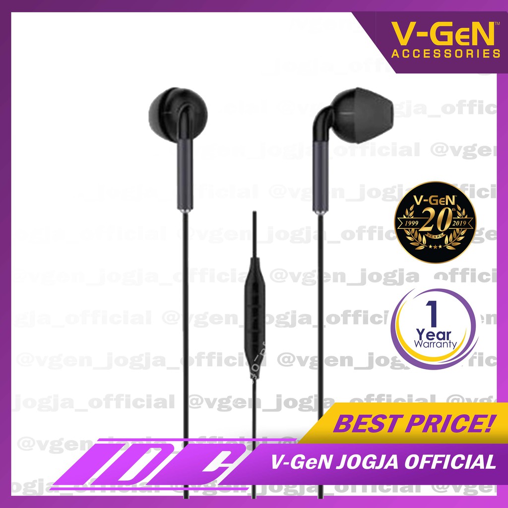 Handsfree V-GeN VEP1-15 Wired Earphone Gaming Original L Connector