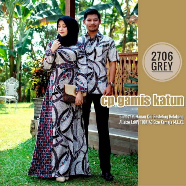 FS COUPLE GAMIS KATUN 2706 - COUPLE GAMIS DWI RUMBAY best seller