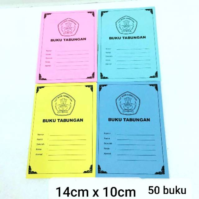 

BUKU TABUNGAN SEKOLAH 50 PCS