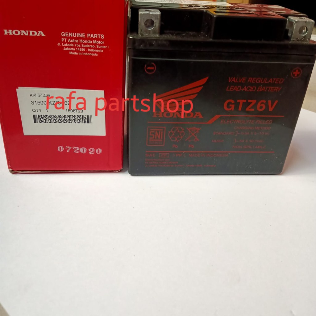Accu Aki Battery Vario 125 150 Beat Scoopy Pcx Cbr ORI AHM