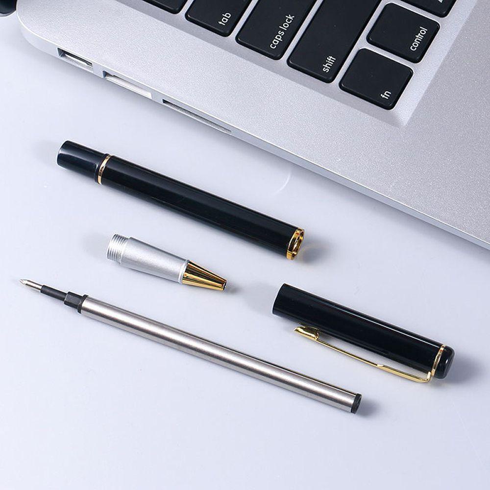 Mxbeauty Tanda Tangan Bisnis Pen Alat Menulis Berputar Kualitas Tinggi Roller Ball Pen Hadiah Desain Klasik Sekolah Kantor Supply Tinta Hitam 0.5mm Bolpoin Bolpoin