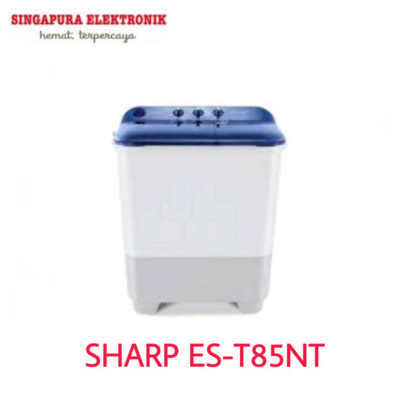Sharp Mesin Cuci 2 Tabung 8kg ES-T85NT
