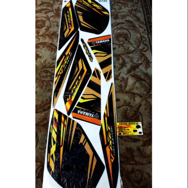 Striping vixion NVA variasi lis body sticker vixion NVA