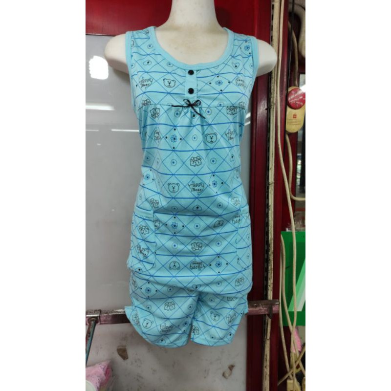 BAJU TIDUR BERIS TEDDY BEAR PITA