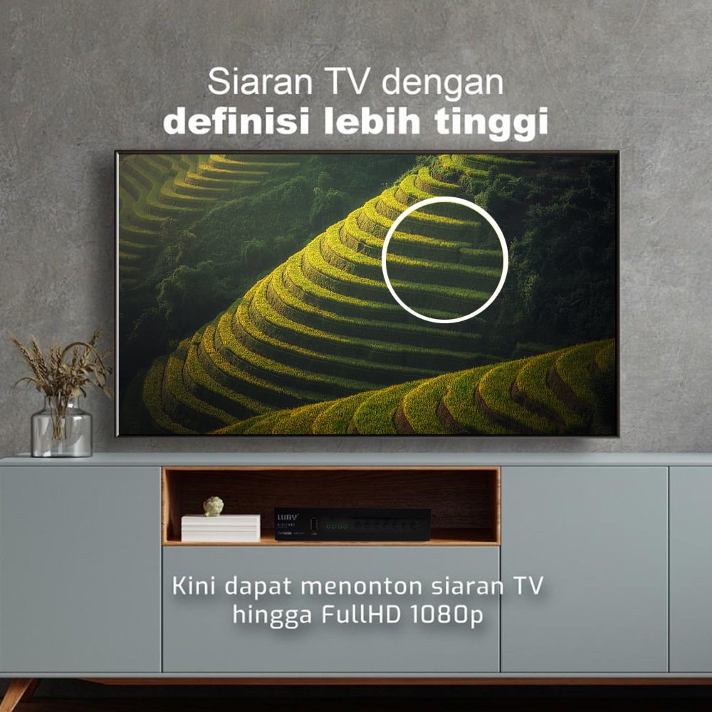 decoder tv digital Luby SET TOP BOX DVB-T2 PENERIMAAN SIARAN TV DIGITAL receiver - dari tv analog ke Digital