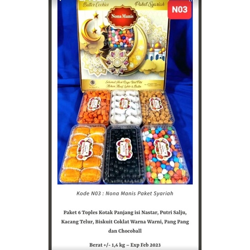 PAKET KUE LEBARAN NONA MANIS SYARIAH
