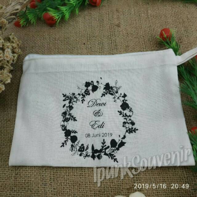 Dompet souvernir pernikahan ulang tahun blacu khitanan