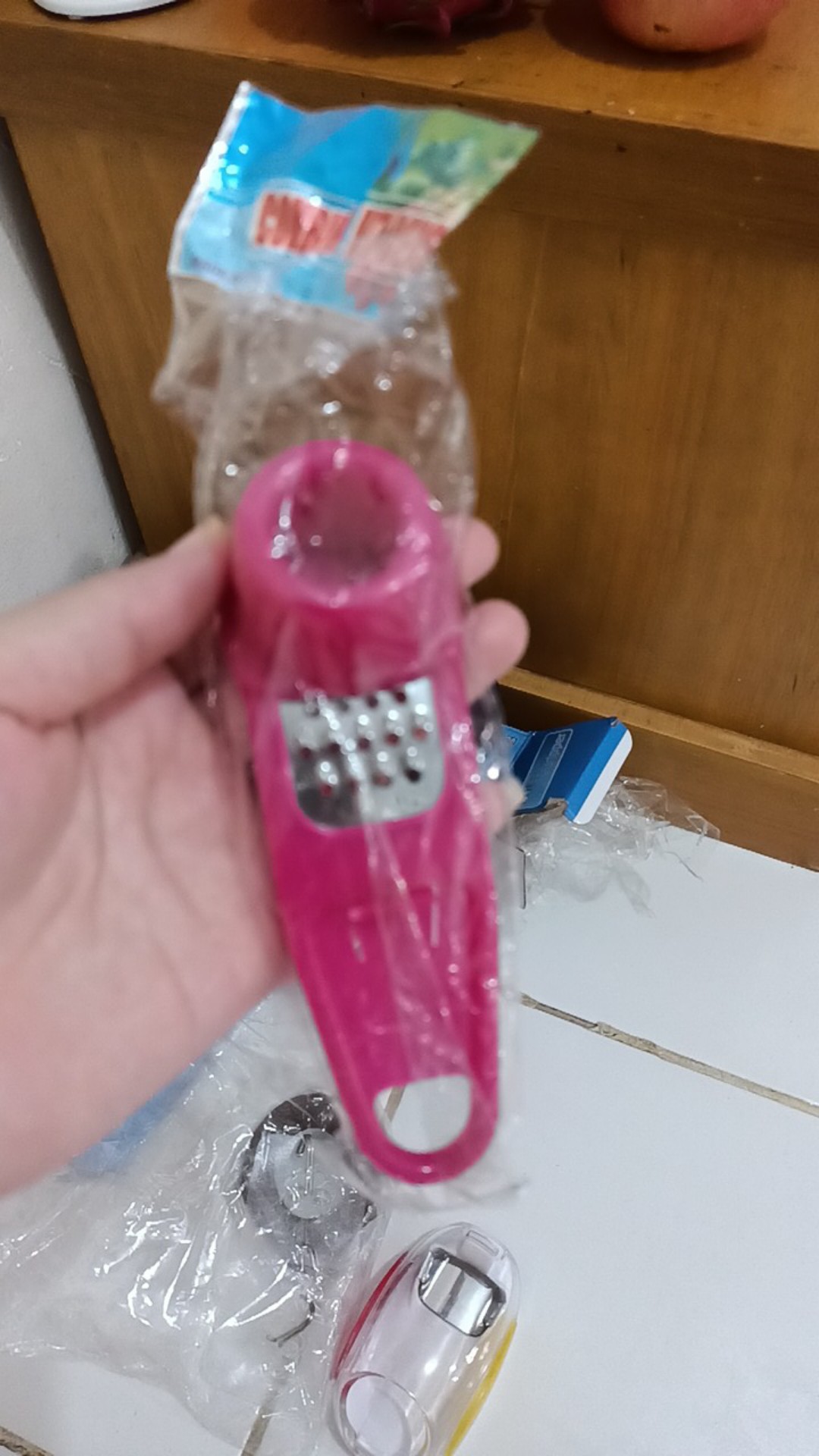 Hdp06 Parutan Mini Parutan Penghalus Bawang Garlic Grinder Colorfull Jahe Model Press Tangan