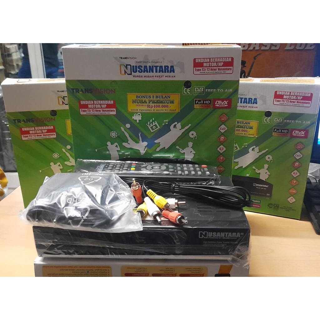 RECEIVER NUSANTARA HD BLACKBERRY HIJAU