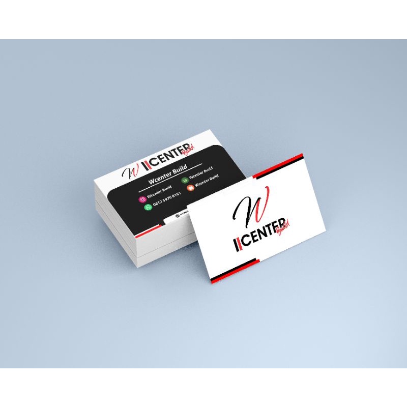 

Kartu nama, Card Name Free Design 1box (100pcs)