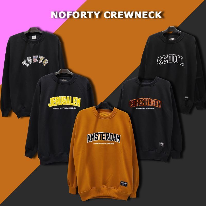 crewneck Amsterdam/crewneck Tokyo/crewneck Copenhagen/Crewneck Seoul/crewneck Jerusalem/crewneck new