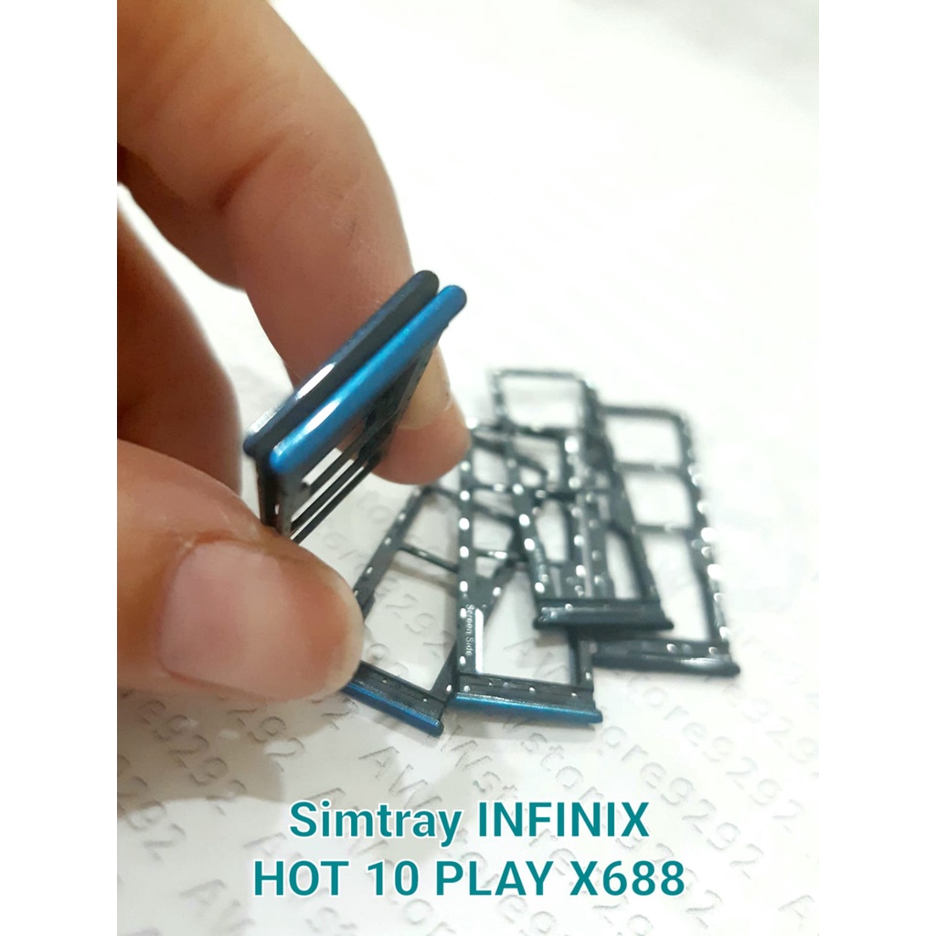 Slot Tempat Dudukan Kartu Simcard Sim Card Lock Simtray Sim Tray INFINIX HOT 10 PLAY X688