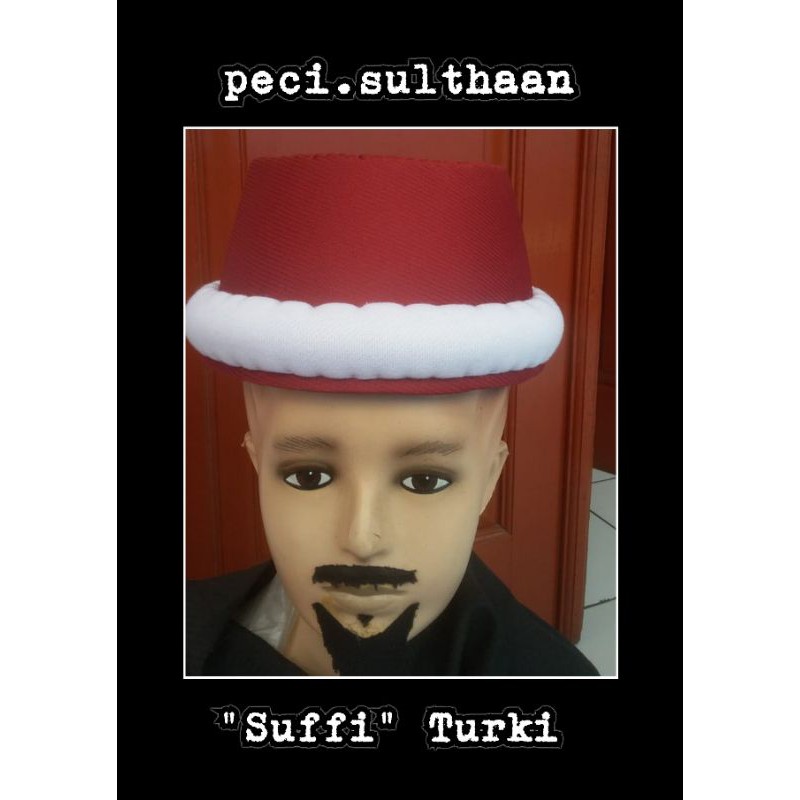 Peci sulthaan SUFFI Turki > Tinggi 10 cm