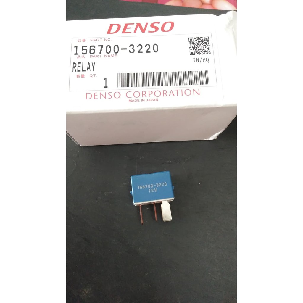 Relay Lampu Toyota Avanza Denso Original 12V Kaki Pin 4 156700-3220