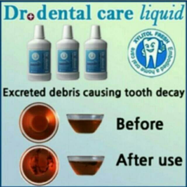 Sale dr dental care liquid 250 ml exp des 2017