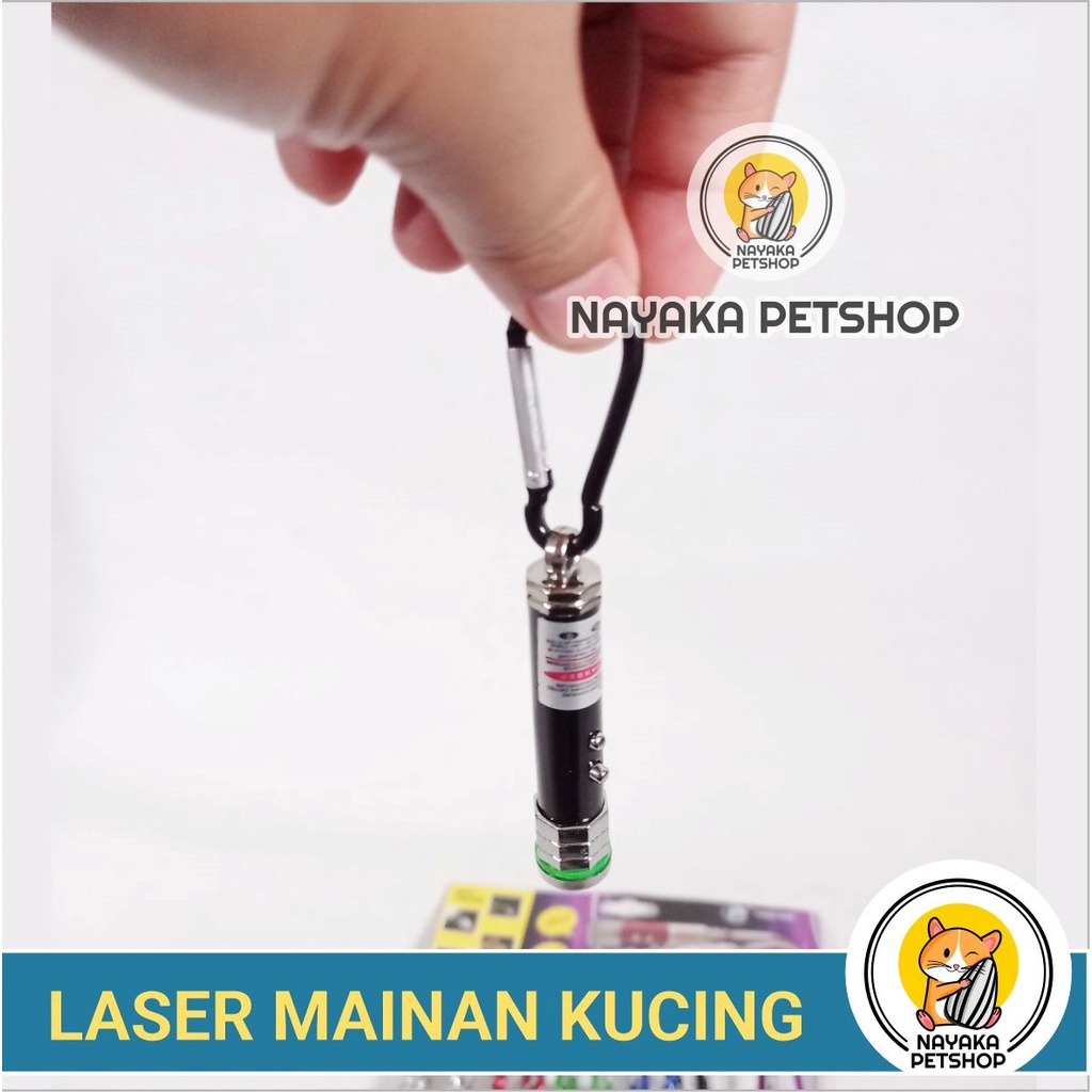 Mainan Kucing Laser Pointer Sinar Lampu