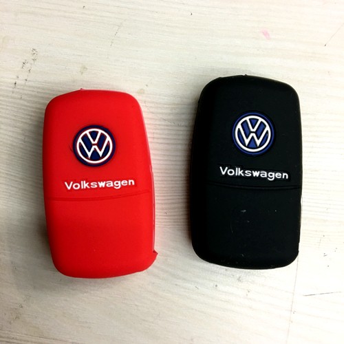 VW Volkswagen POLO Cover Sarung Kondom Silicon Silikon Keyshirt Remote Kunci Mobil