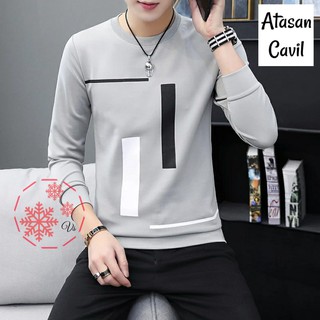 Jual F11 - BJ CAVIL / FASHION KOREA / BAJU LENGAN PANJANG PRIA / ATASAN  PRIA | Shopee Indonesia