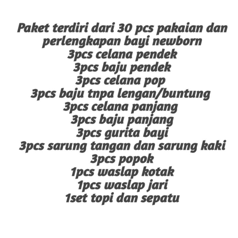 paket lengkap/paket murah persiapan lahiran