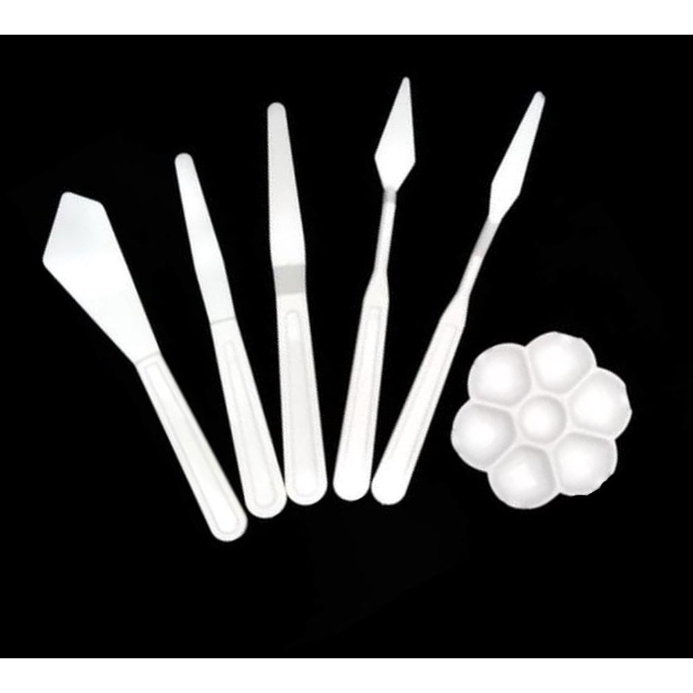 

Painting knives set plus pallete / Pallet Knife Set / Painting Knife / Pisau Pallet