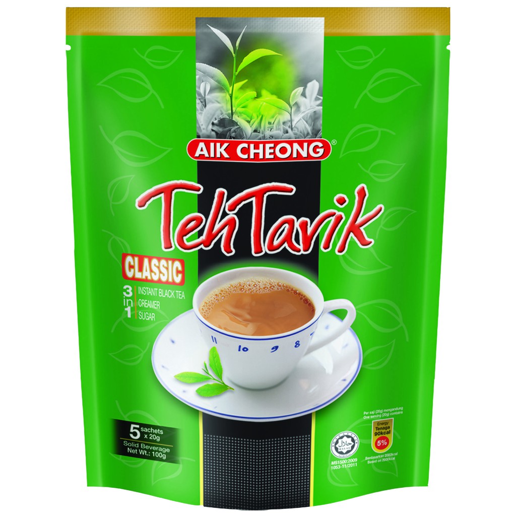 

Teh Tarik Aik Cheong 100gr (5 x 20gr)