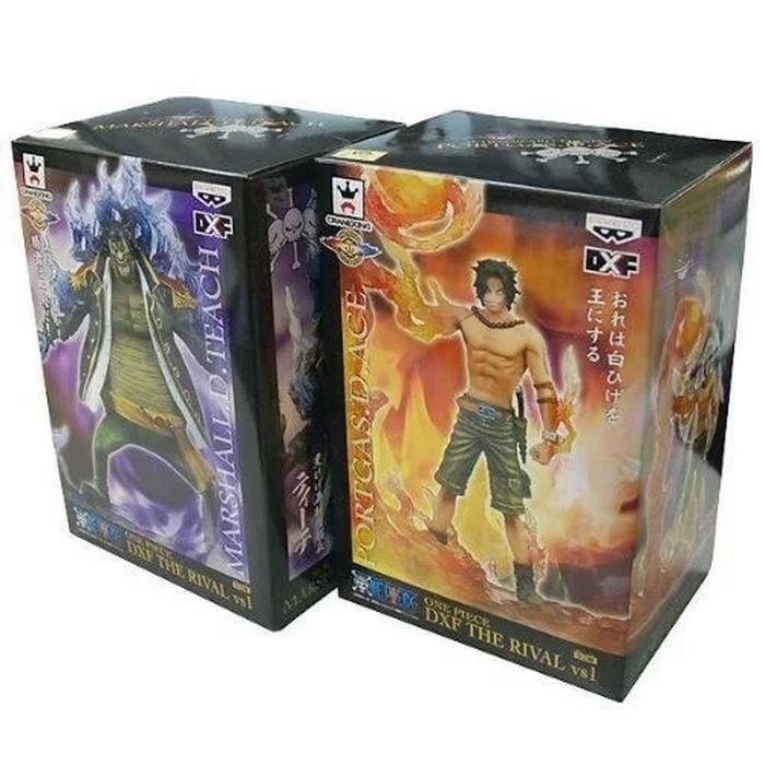 [mainan-hobi] figure one piece figure ace kurohige teach thousand sunny go original