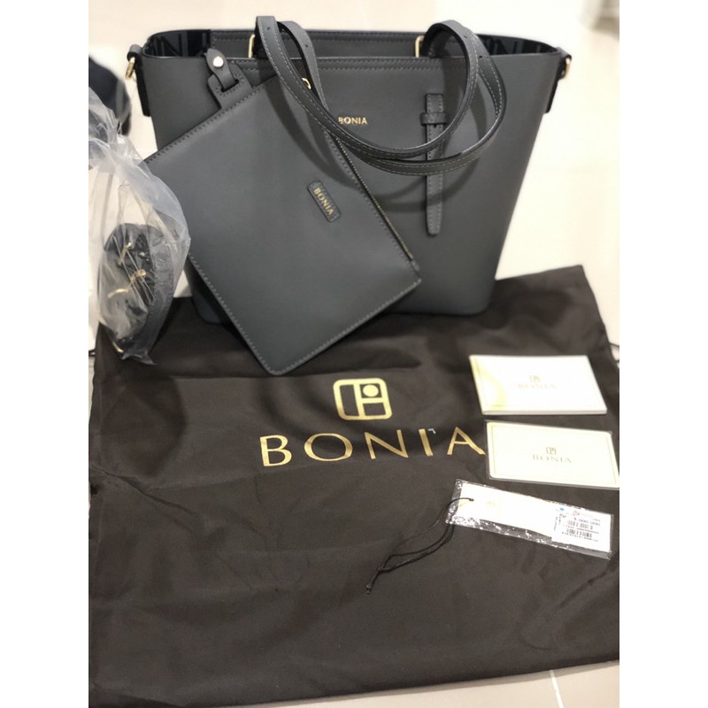 Bonia Sling Bag Grey ORIGINAL