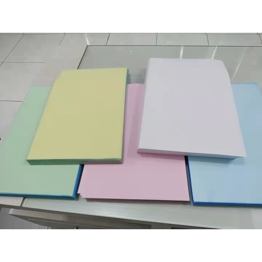 

Kertas NCR Bottom CF, 1 ream 500sheet, sedia 5 warna, F3-F4 size, 55g