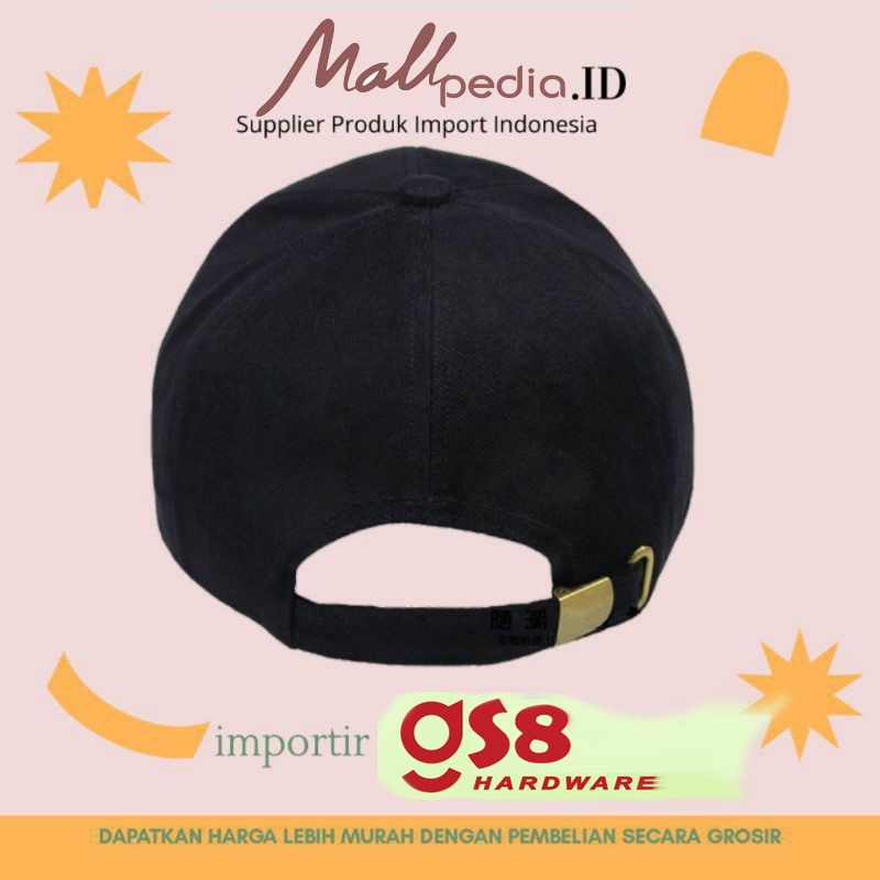 mPro2 100% ori EDIKO Topi Baseball Golf Logo Ediko Sport Fashion - Black Pro