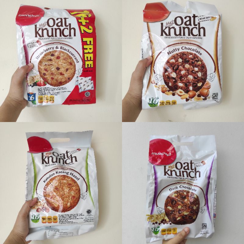 (Satuan / Per pcs) Munchys Oat Krunch Snack Import Malaysia